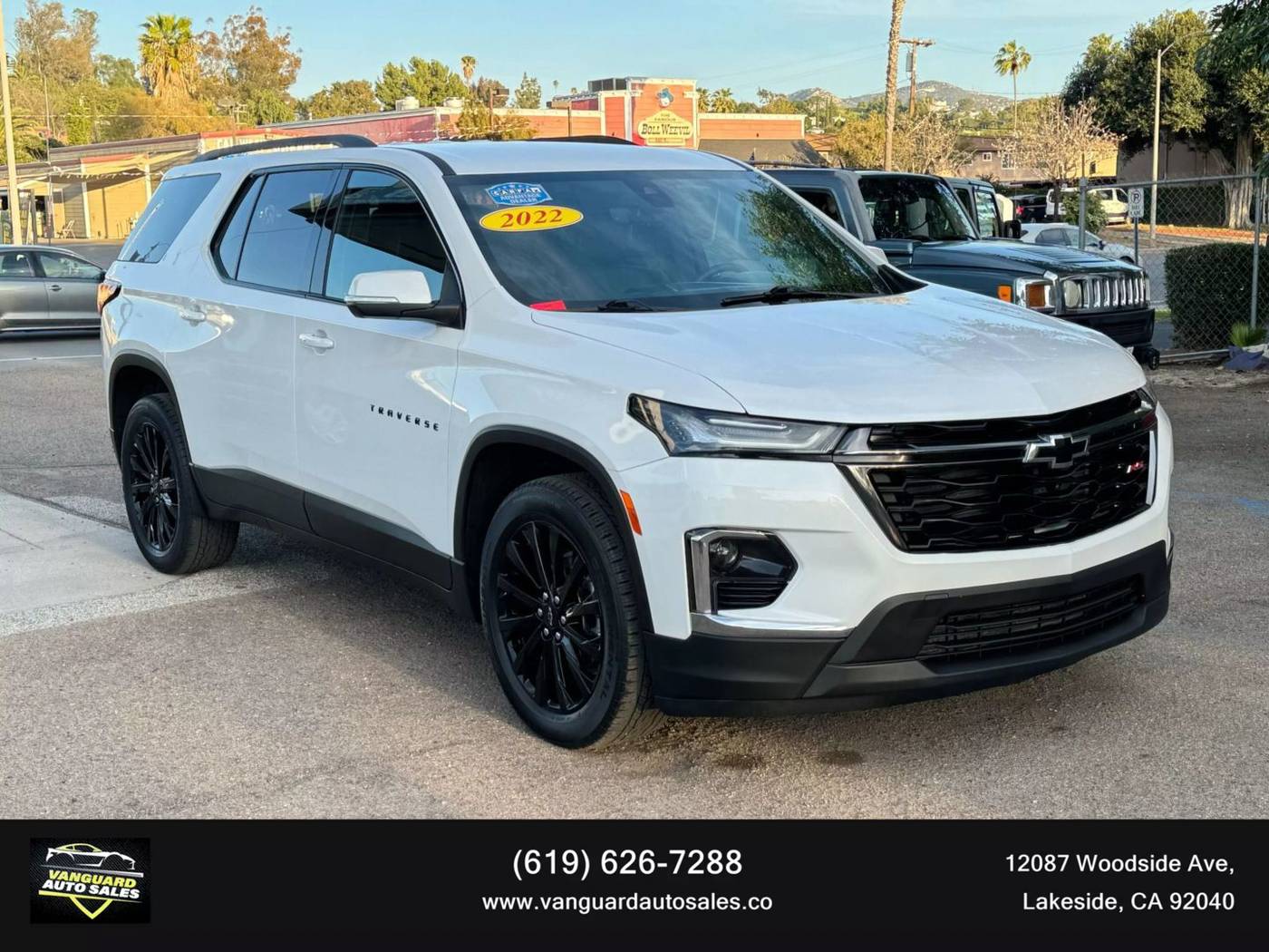 2022 Chevrolet Traverse RS — SUV — 40,423 mi — Lakeside, CA