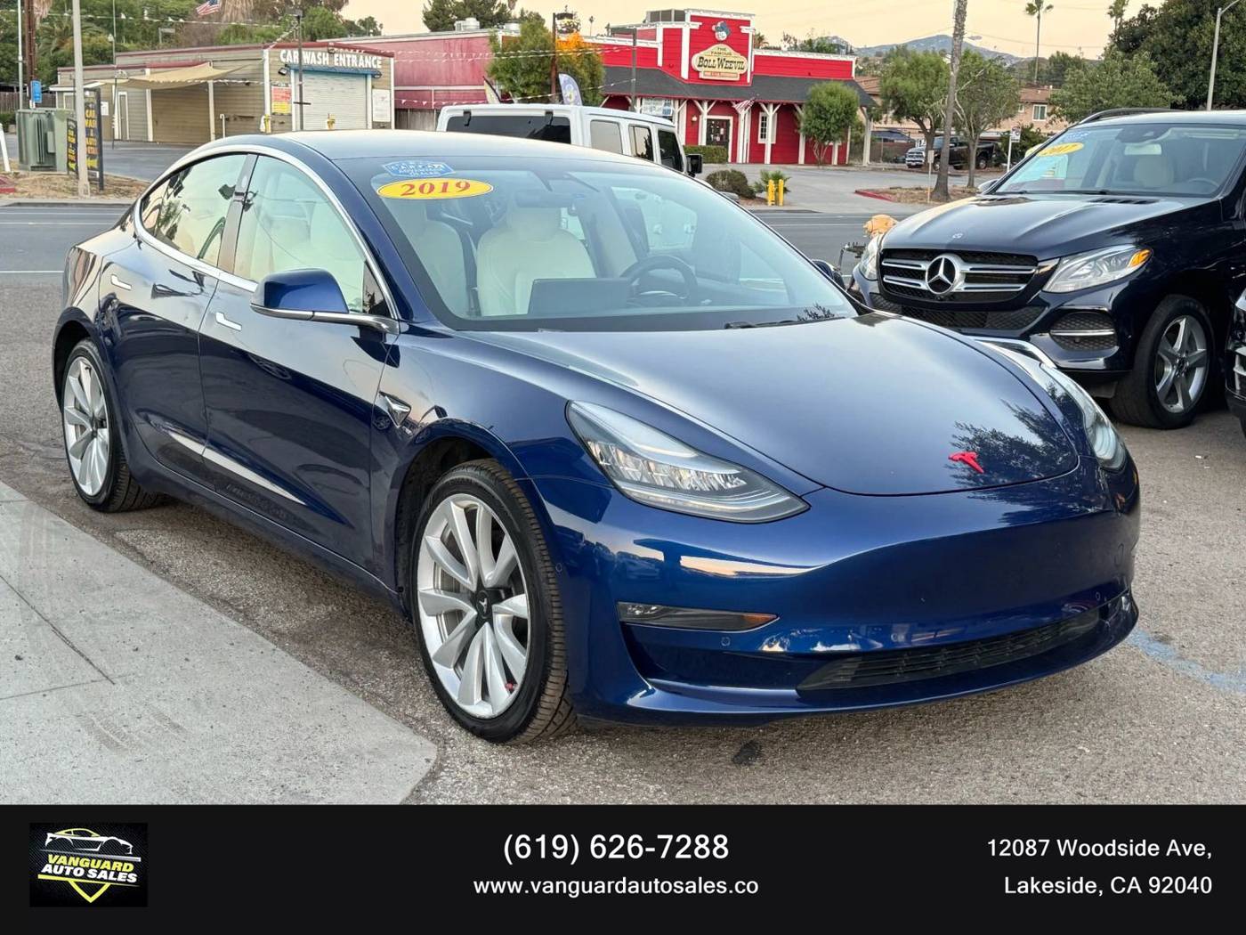 2019 Tesla Model 3 Long Range — Sedan — 51,000 mi — Lakeside, CA