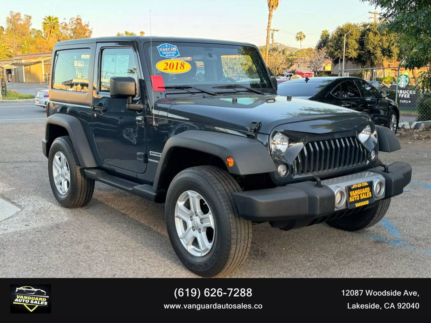 2018 Jeep Wrangler Sport — SUV — 74,058 mi — Lakeside, CA