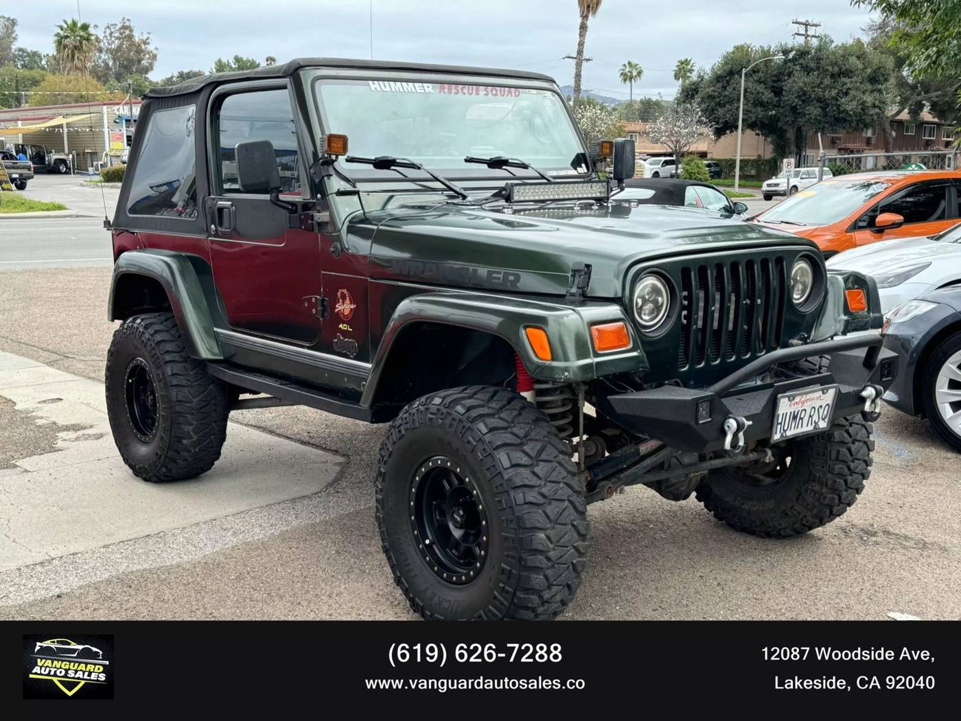 1997 Jeep Wrangler Sahara — SUV — 97,000 mi — Lakeside, CA
