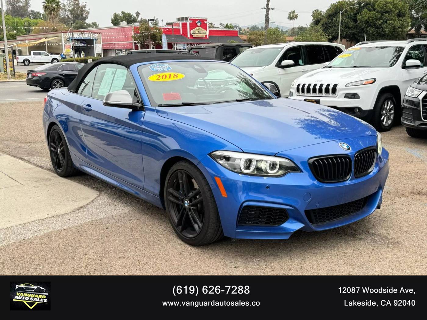2018 BMW 2 Series M240i — Convertible — 22,786 mi — Lakeside, CA