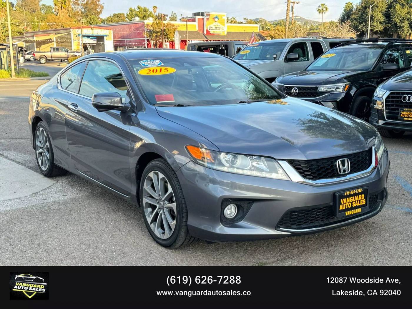 2015 Honda Accord EX-L V6 — Coupe — 63,940 mi — Lakeside, CA