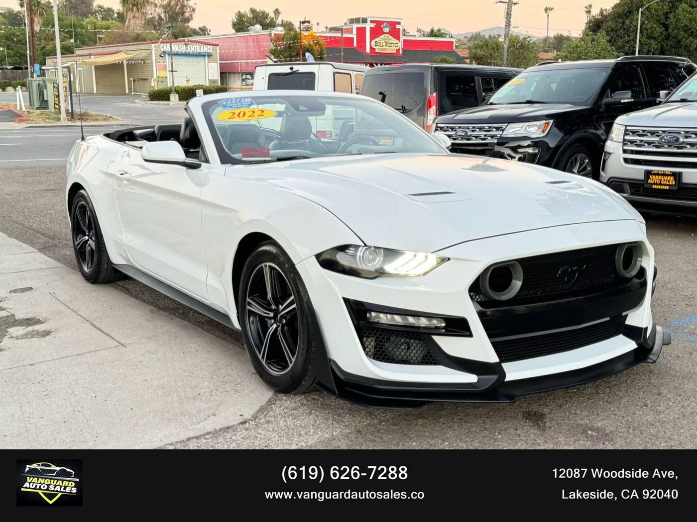 2022 Ford Mustang EcoBoost Premium — Convertible — 48,935 mi — Lakeside, CA