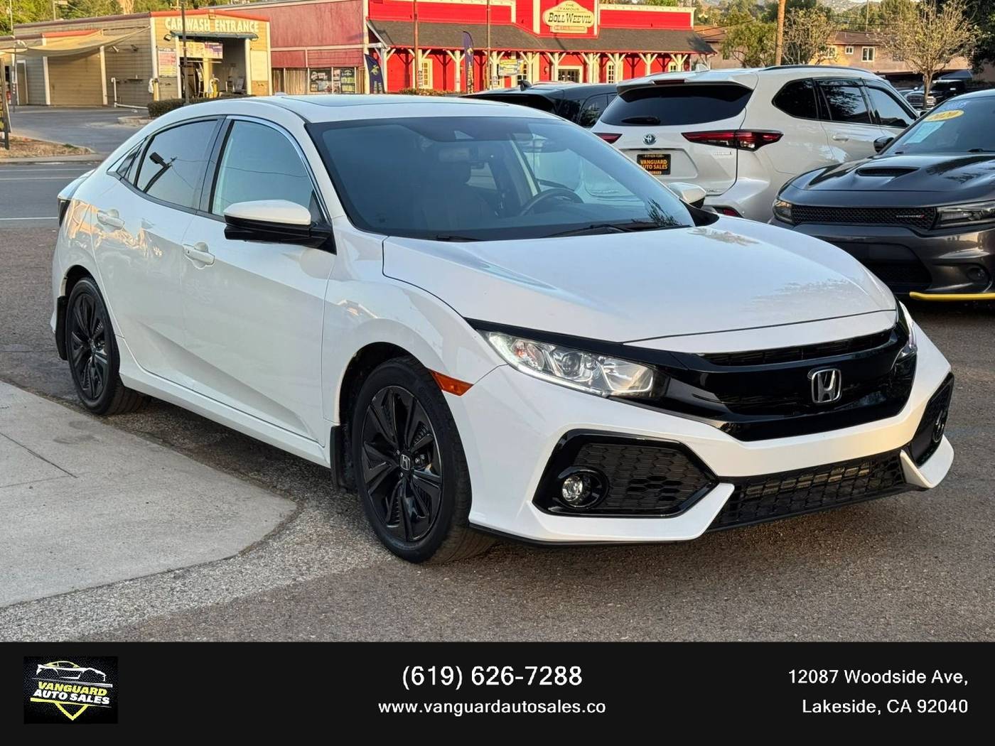 2019 Honda Civic EX-L Navi — Hatchback — 34,964 mi — Lakeside, CA