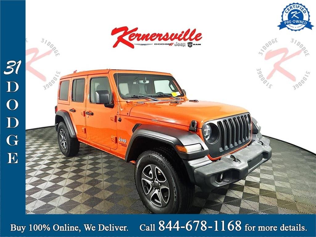 2020 Jeep Wrangler Sport S — SUV — 75,089 mi — Kernersville, NC