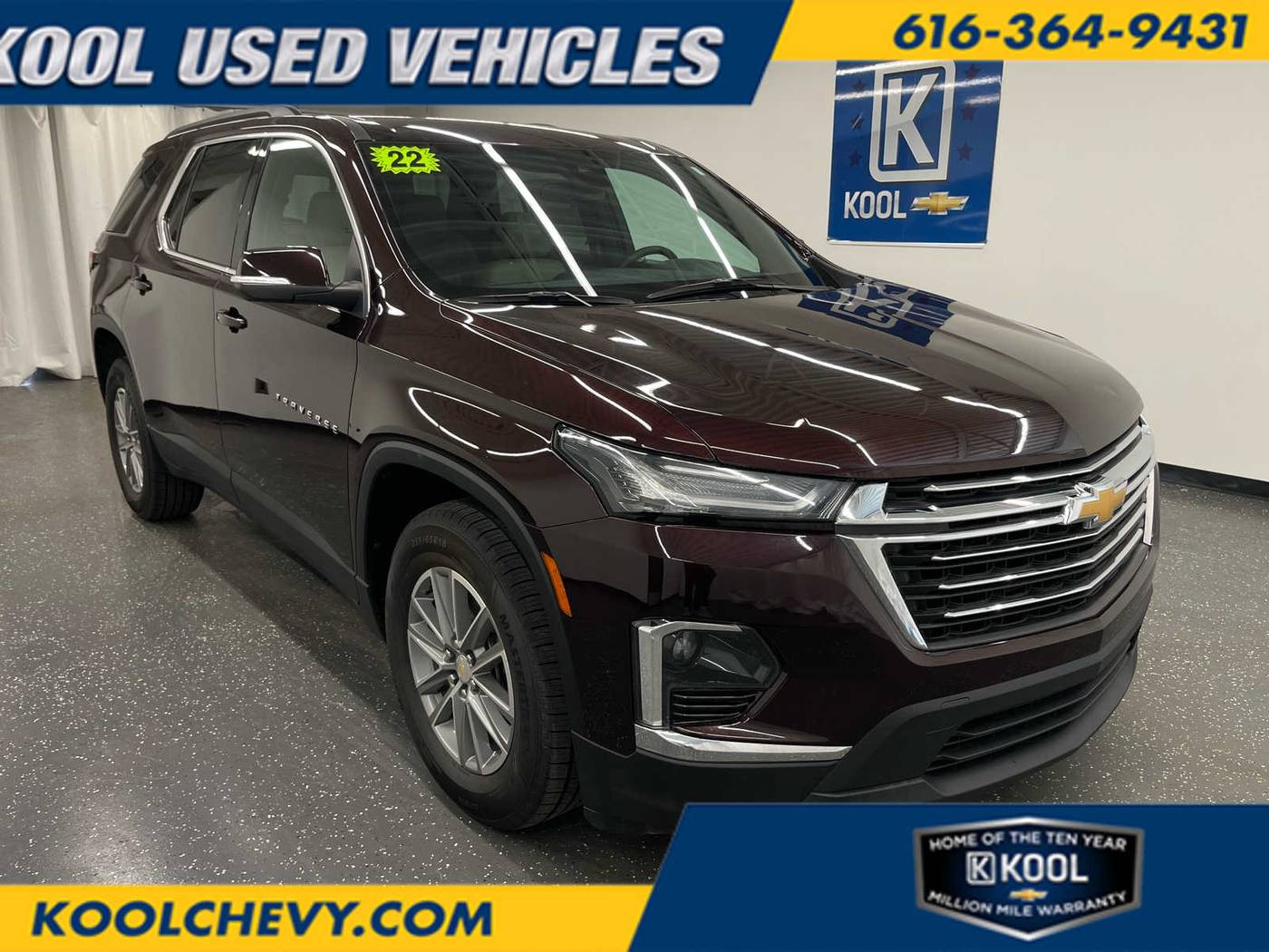 2022 Chevrolet Traverse LT Leather — SUV — 44,395 mi — Grand Rapids, MI