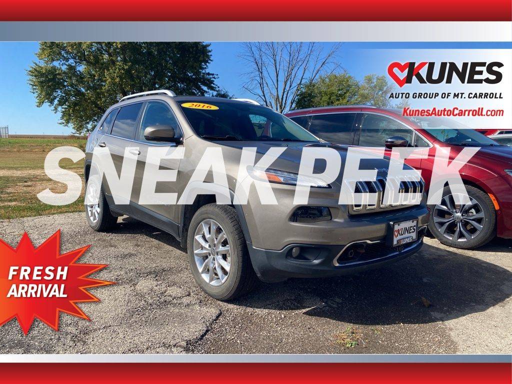 2016 Jeep Cherokee Limited — SUV — 76,561 mi — Mount Carroll, IL
