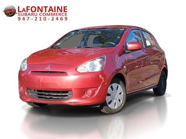2015 Mitsubishi Mirage DE — Hatchback — 72,402 mi — Commerce Township, MI