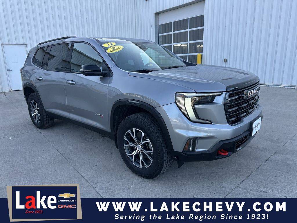 2024 GMC Acadia AT4 — SUV — 8,200 mi — Devils Lake, ND