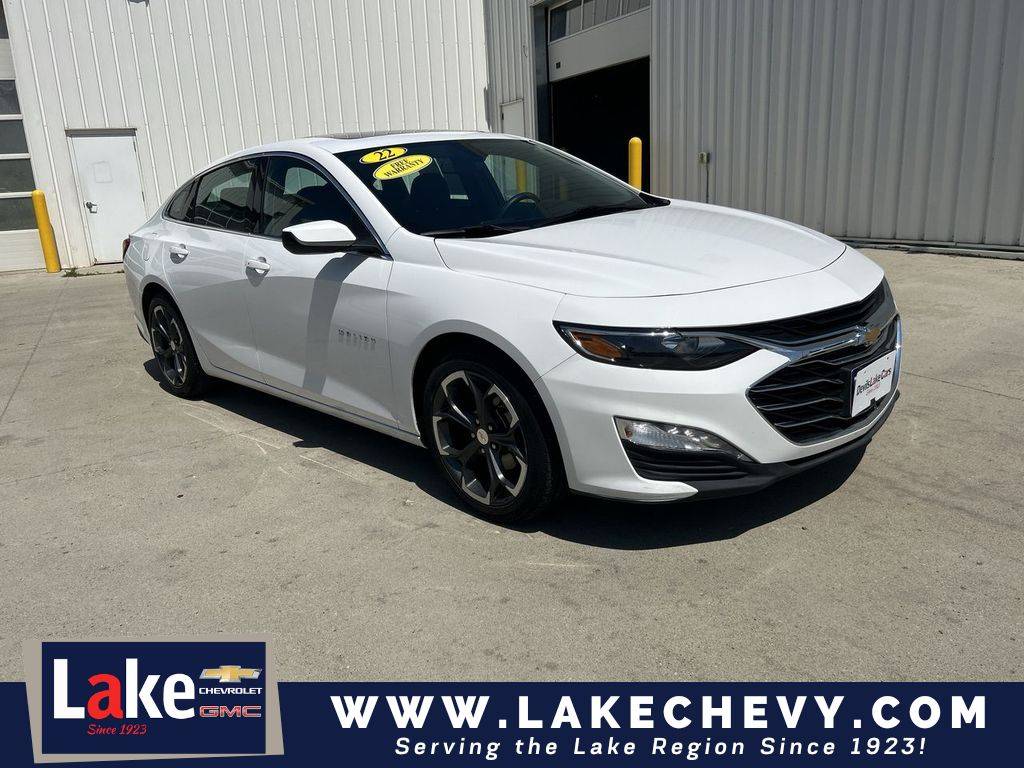 2022 Chevrolet Malibu LT — Sedan — 55,648 mi — Devils Lake, ND