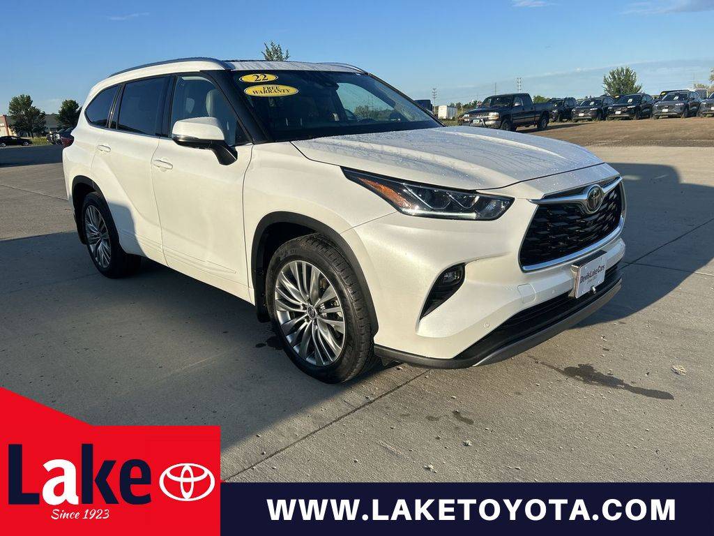 2022 Toyota Highlander Platinum — SUV — 81,266 mi — Devils Lake, ND
