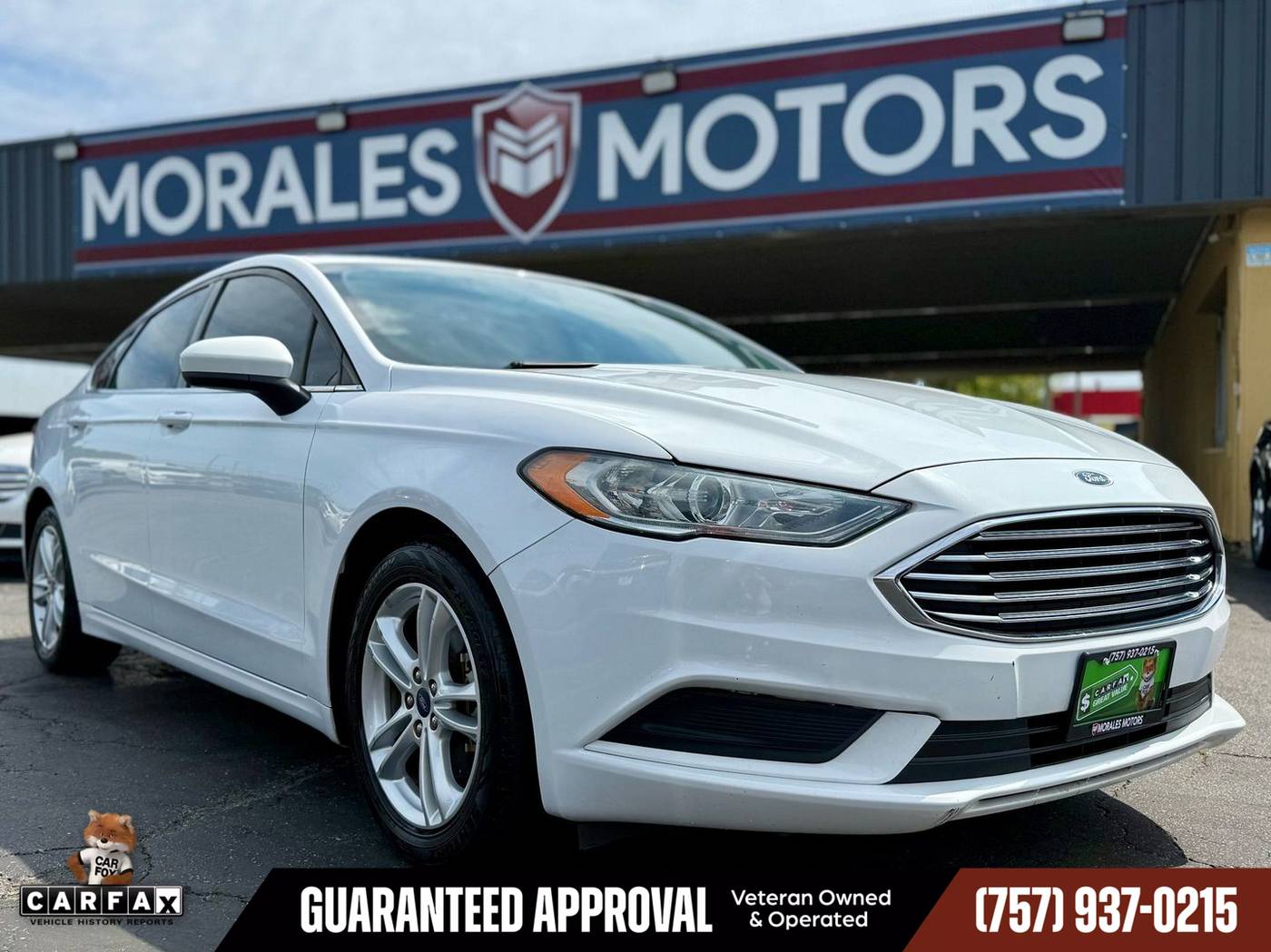 2018 Ford Fusion SE — Sedan — 107,303 mi — Norfolk, VA
