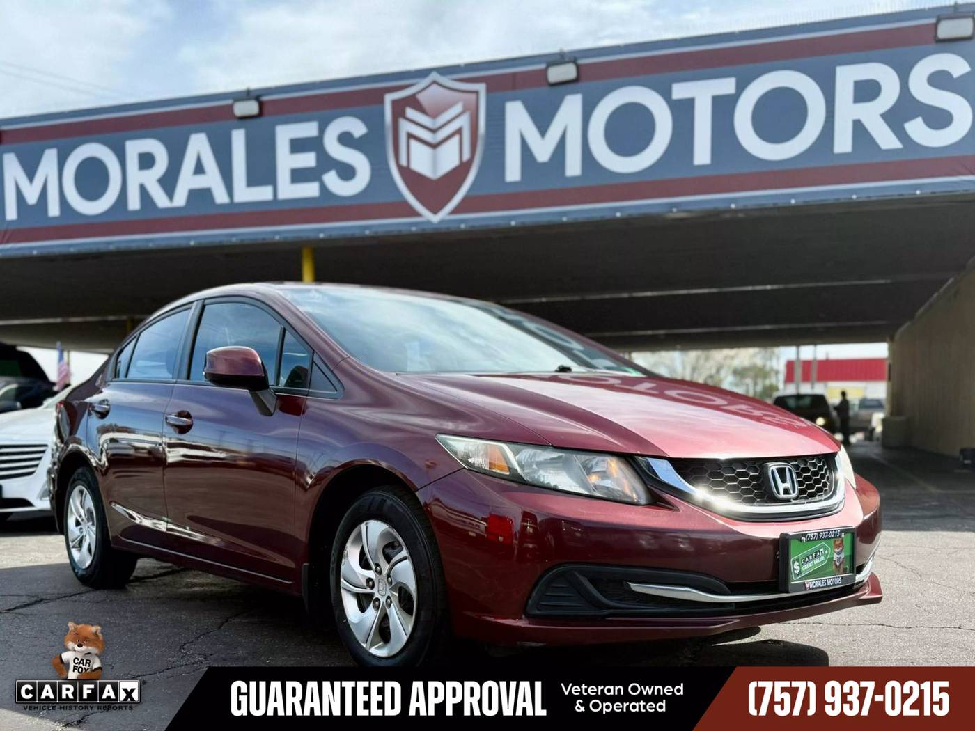 2013 Honda Civic LX — Sedan — 137,793 mi — Norfolk, VA