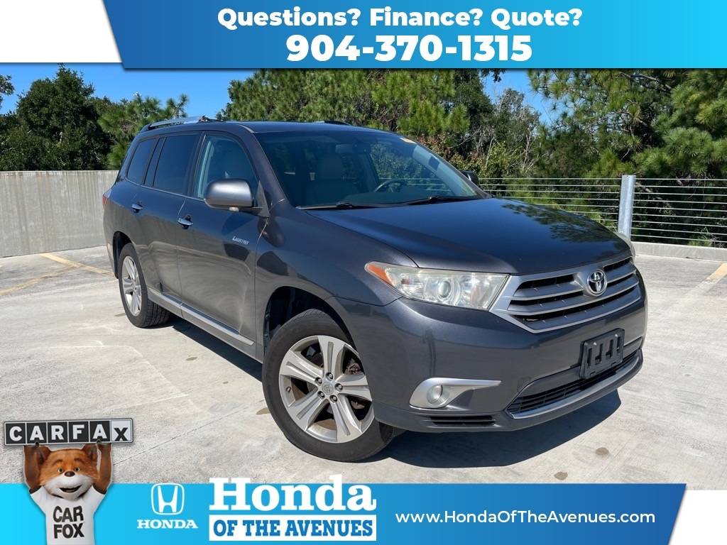 2013 Toyota Highlander Limited — SUV — 137,200 mi — Jacksonville, FL
