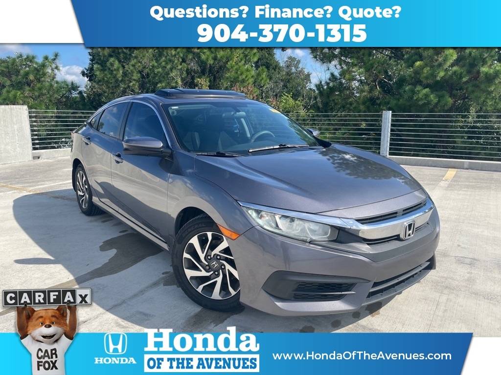 2018 Honda Civic EX — Sedan — 153,041 mi — Jacksonville, FL
