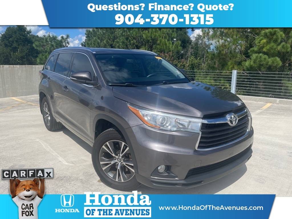 2016 Toyota Highlander XLE — SUV — 140,961 mi — Jacksonville, FL