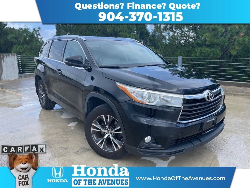 2016 Toyota Highlander XLE — SUV — 134,795 mi — Jacksonville, FL