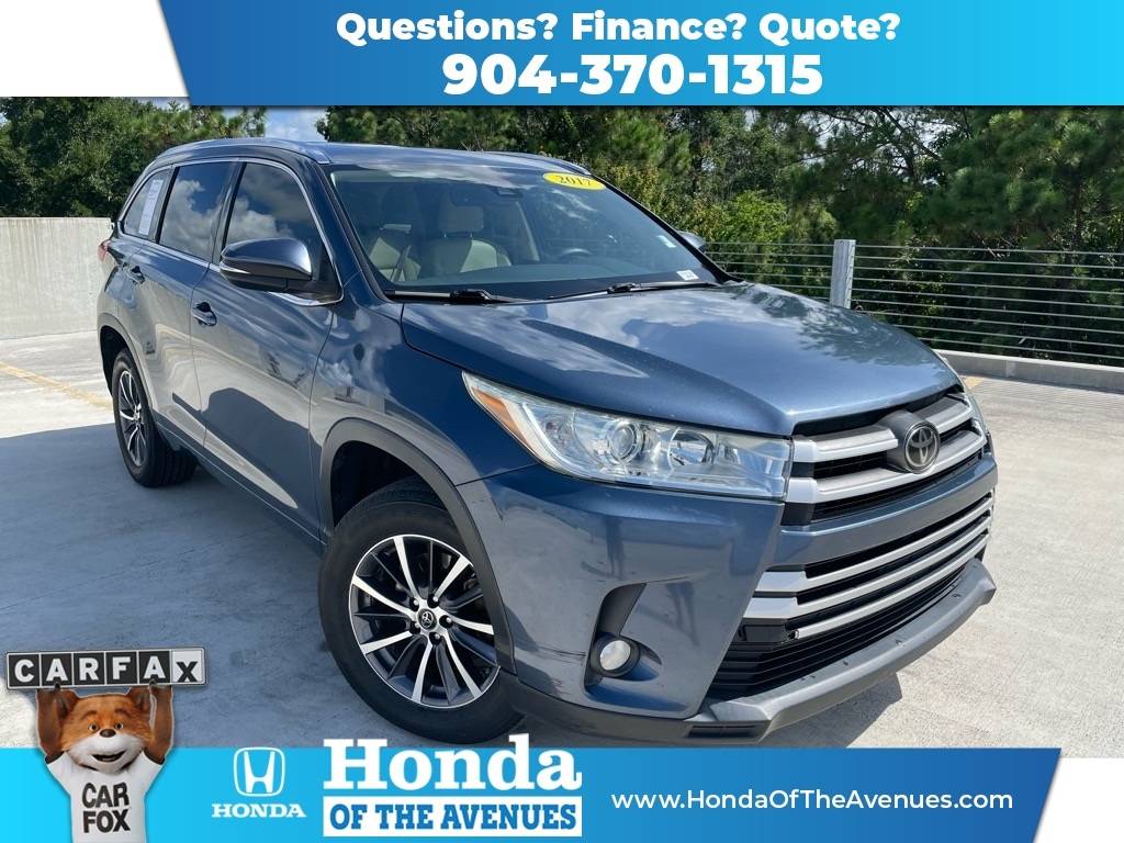 2017 Toyota Highlander XLE — SUV — 121,718 mi — Jacksonville, FL
