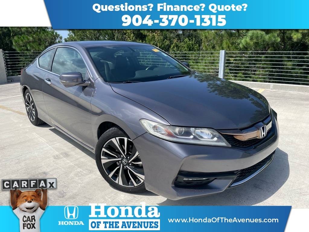 2016 Honda Accord EX-L V6 — Coupe — 95,991 mi — Jacksonville, FL