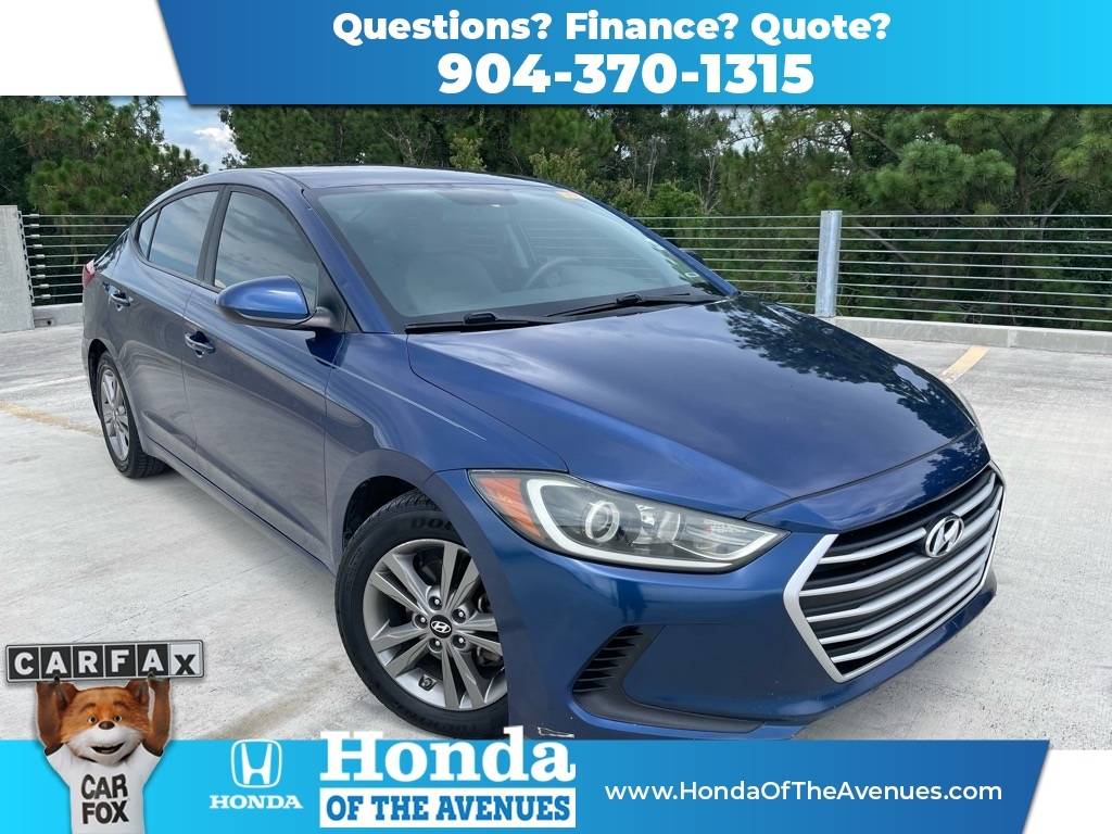 2018 Hyundai Elantra SEL — Sedan — 52,856 mi — Jacksonville, FL
