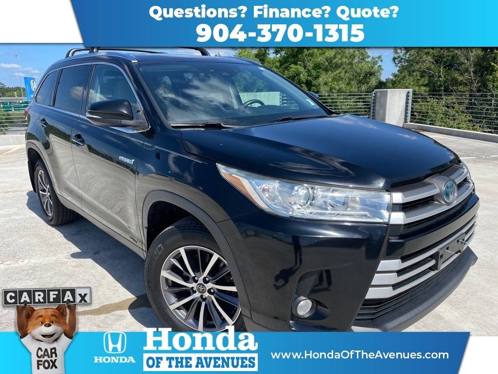 2019 Toyota Highlander Hybrid XLE — SUV — 104,177 mi — Jacksonville, FL