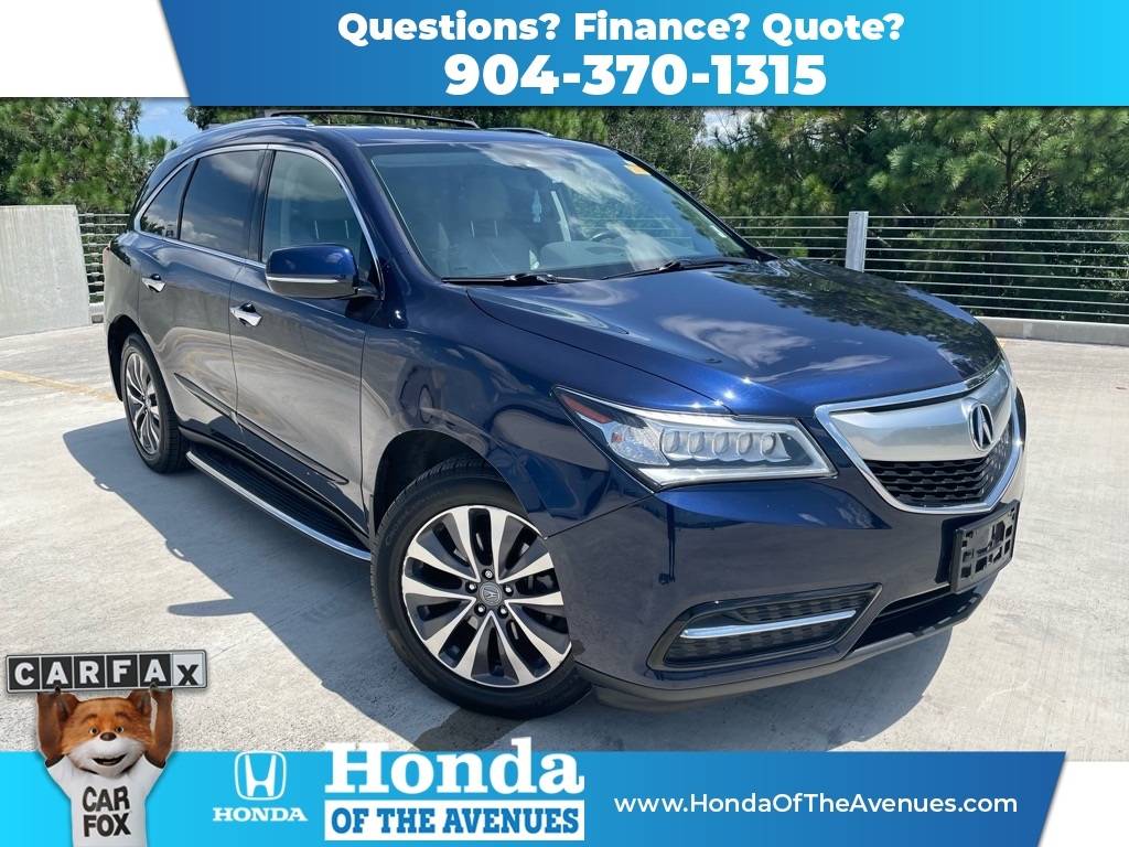 2016 Acura MDX Technology Package — SUV — 106,987 mi — Jacksonville, FL