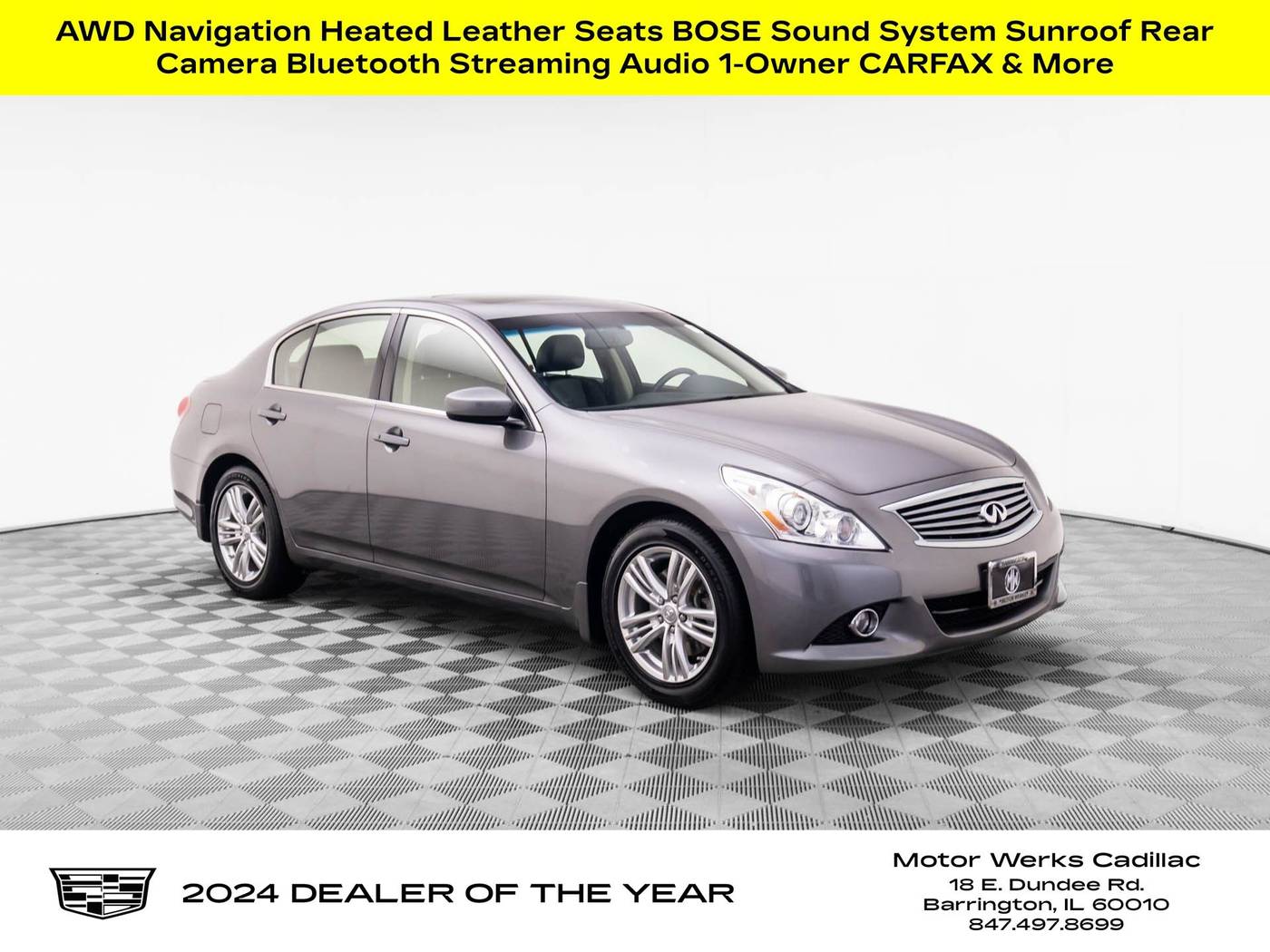 2013 INFINITI G G37x — Sedan — 64,773 mi — Barrington, IL