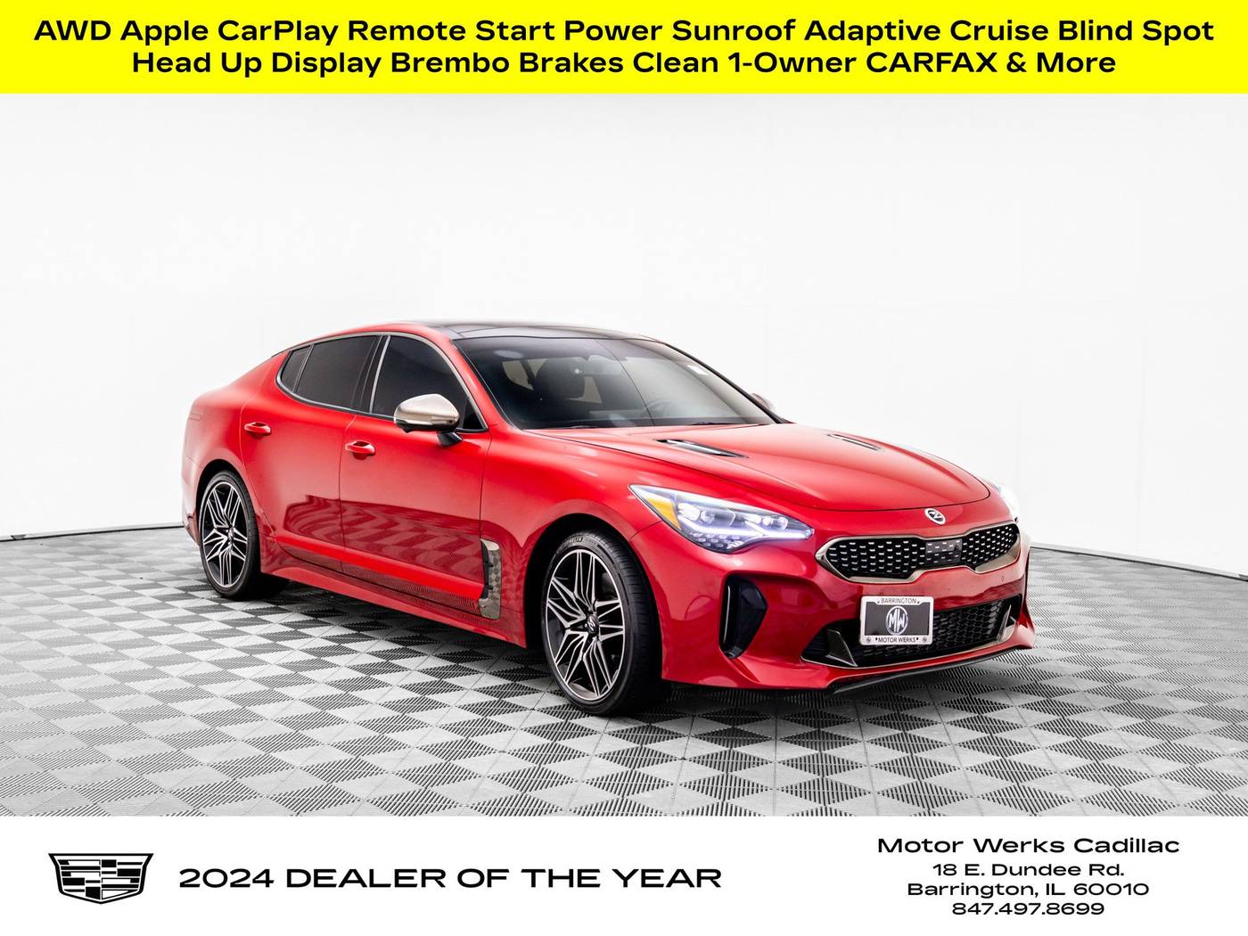 2023 Kia Stinger GT2 — Hatchback — 18,499 mi — Barrington, IL