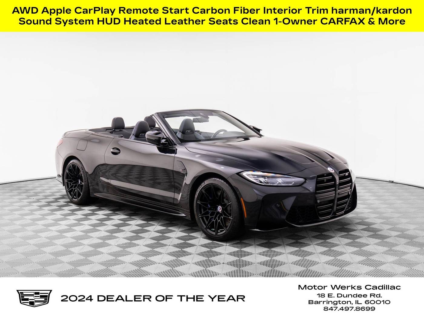 2023 BMW M4 Competition — Convertible — 12,231 mi — Barrington, IL