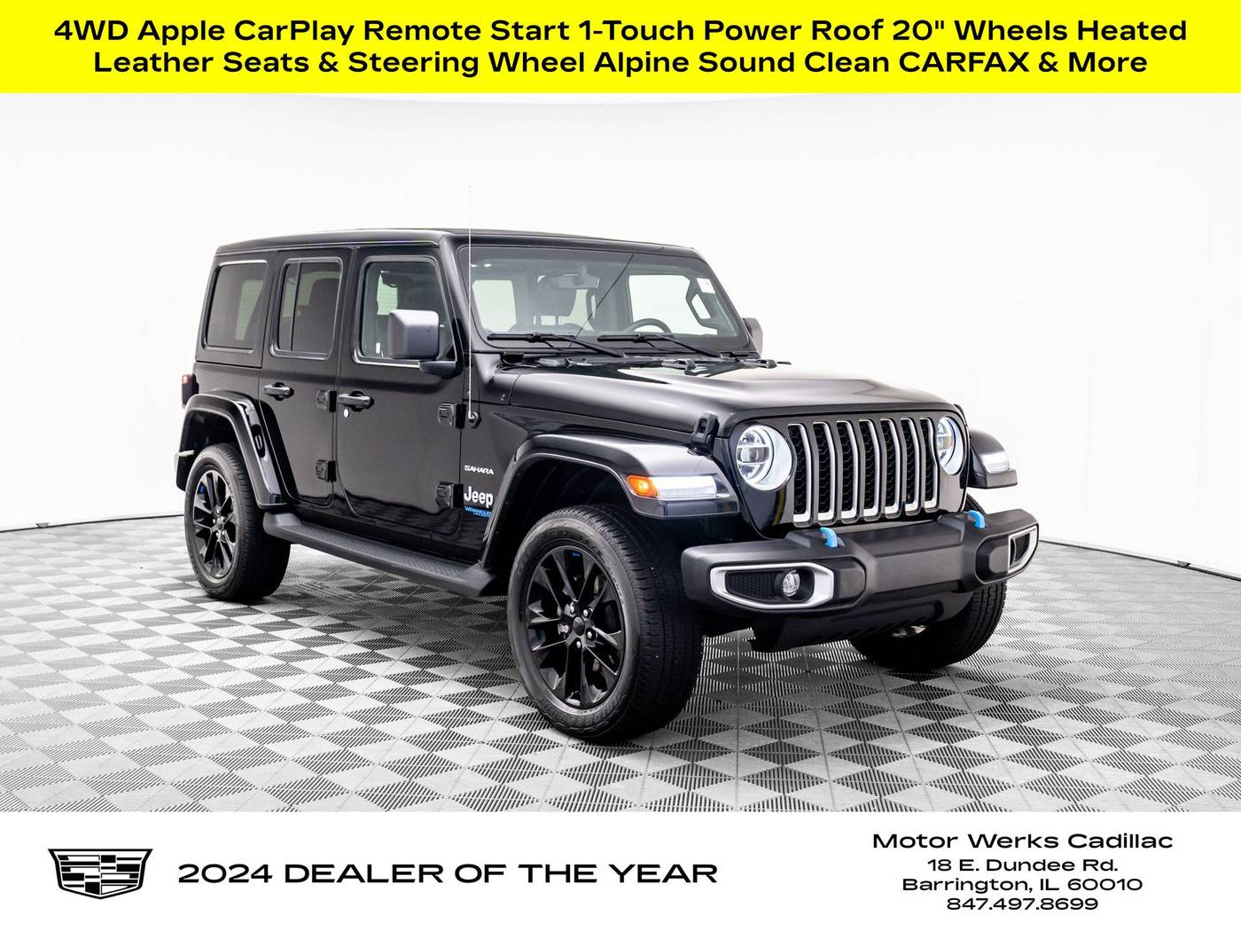 2022 Jeep Wrangler Sahara 4xe — SUV — 14,349 mi — Barrington, IL