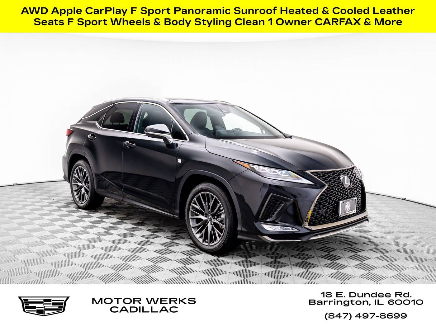 2021 Lexus RX RX 350 F Sport — SUV — 73,990 mi — Barrington, IL