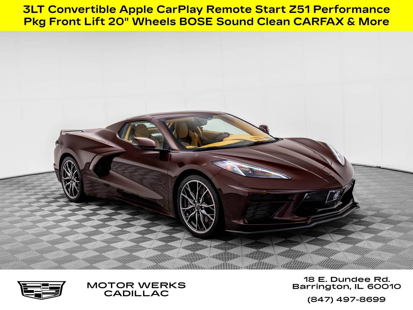 2023 Chevrolet Corvette 3LT — Convertible — 1,133 mi — Barrington, IL