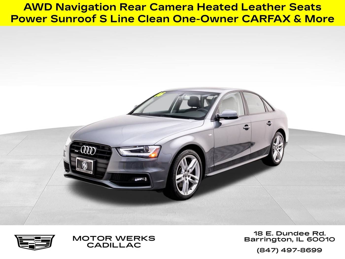 2016 Audi A4 Premium — Sedan — 41,596 mi — Barrington, IL
