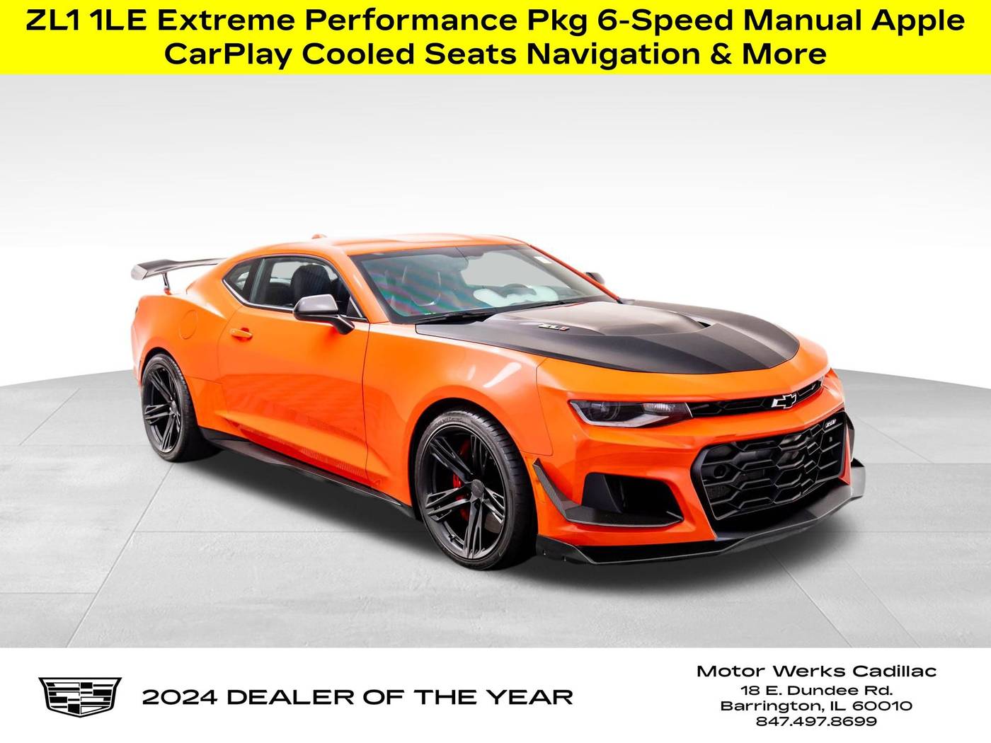 2021 Chevrolet Camaro ZL1 — Coupe — 7,525 mi — Barrington, IL