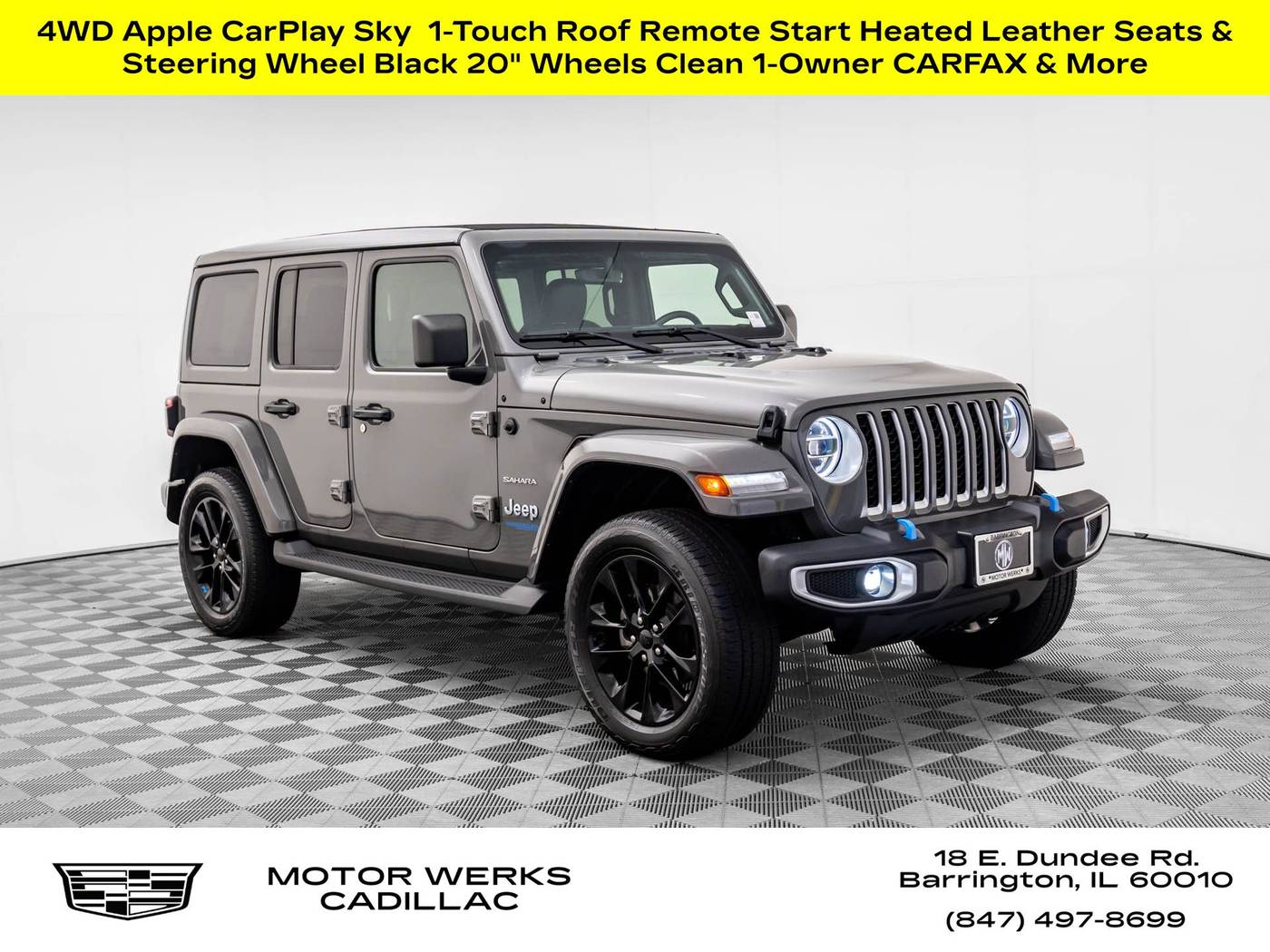2022 Jeep Wrangler Sahara 4xe — SUV — 34,814 mi — Barrington, IL