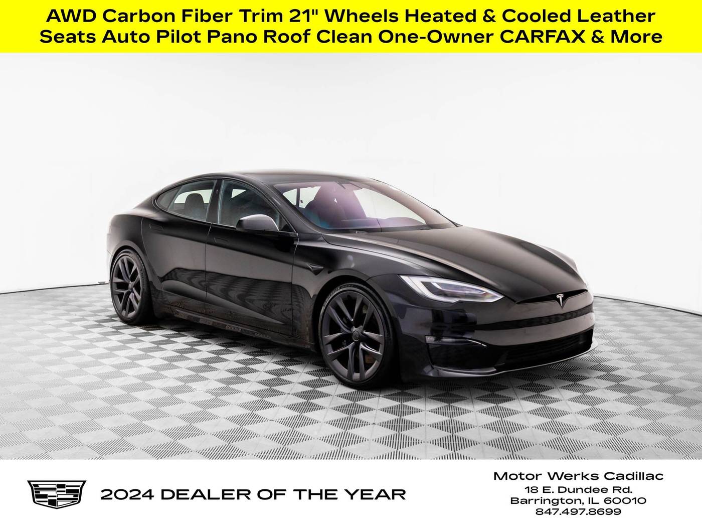 2021 Tesla Model S Plaid — Hatchback — 47,215 mi — Barrington, IL