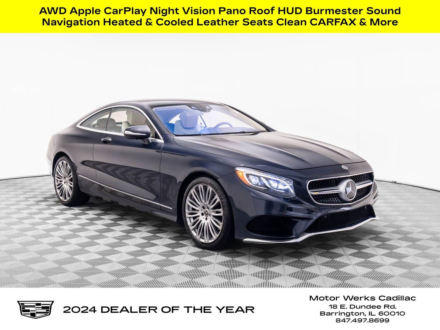 2018 Mercedes-Benz S-Class S 560 — Coupe — 31,087 mi — Barrington, IL