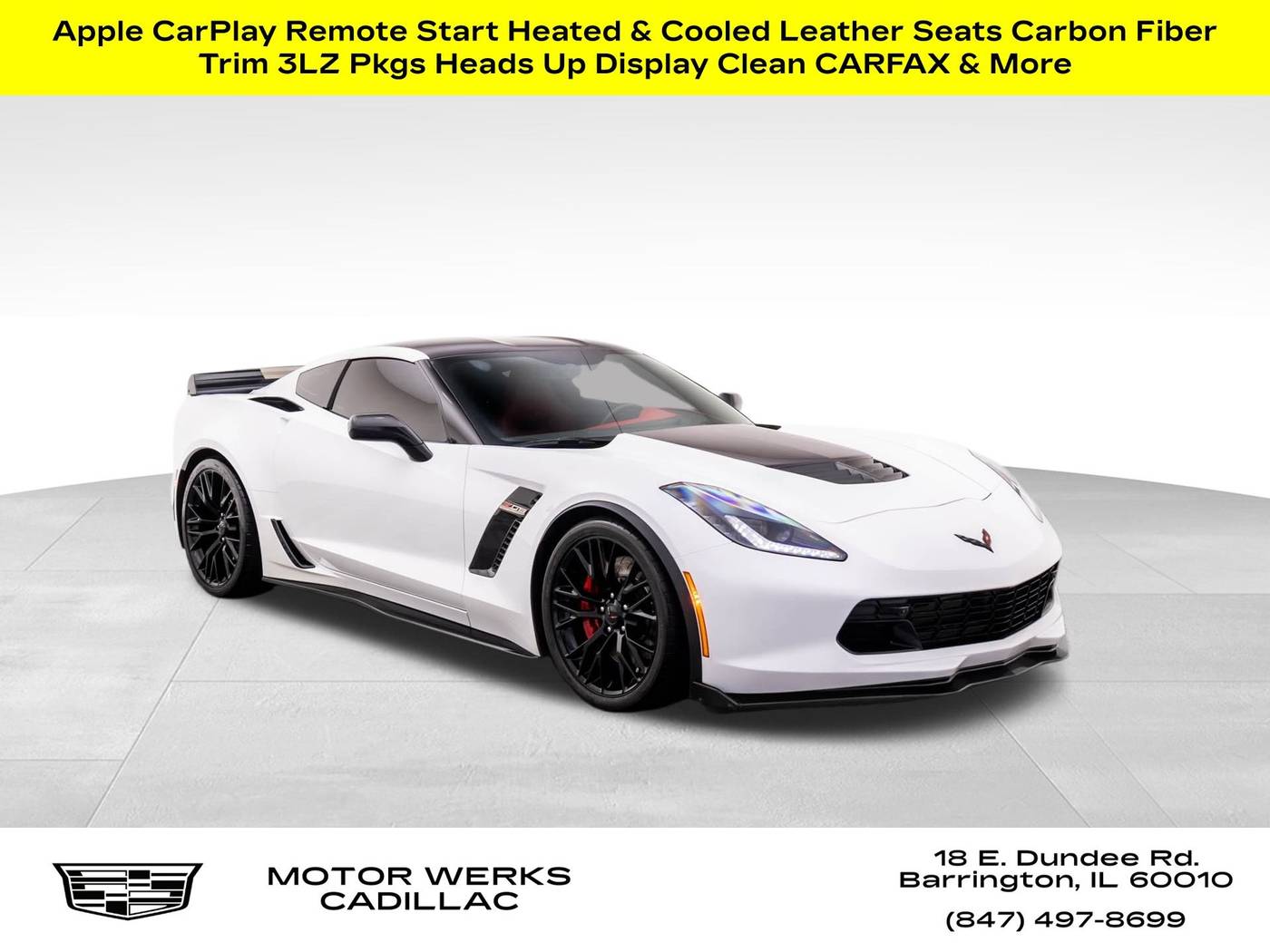 2016 Chevrolet Corvette Z06 3LZ — Coupe — 29,795 mi — Barrington, IL