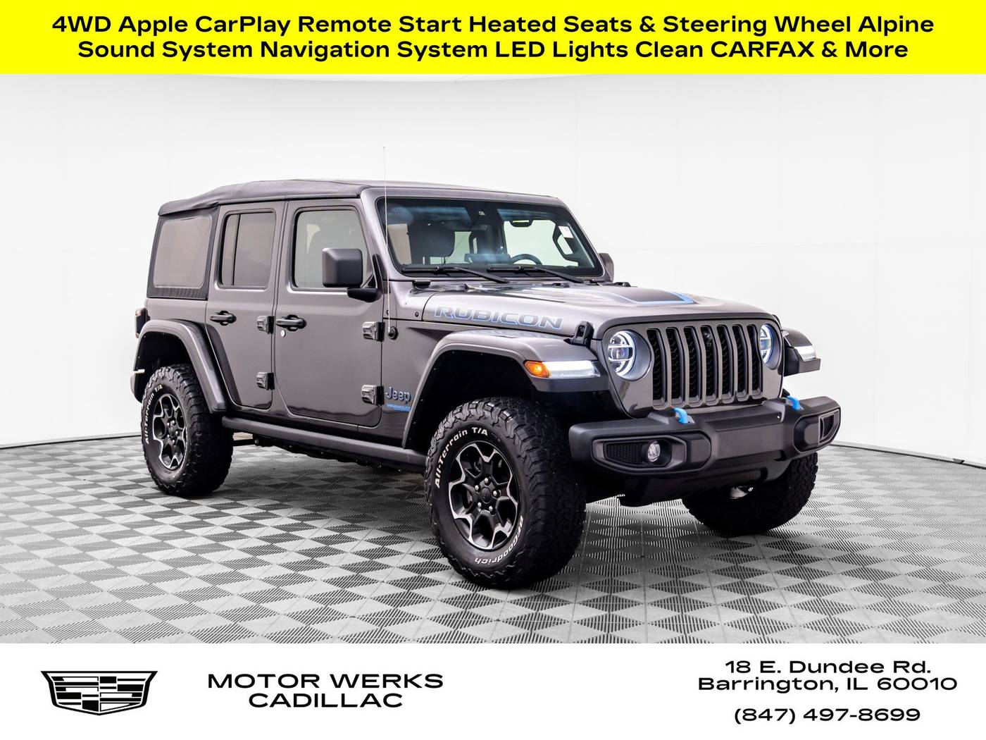 2021 Jeep Wrangler Rubicon 4xe — SUV — 41,476 mi — Barrington, IL