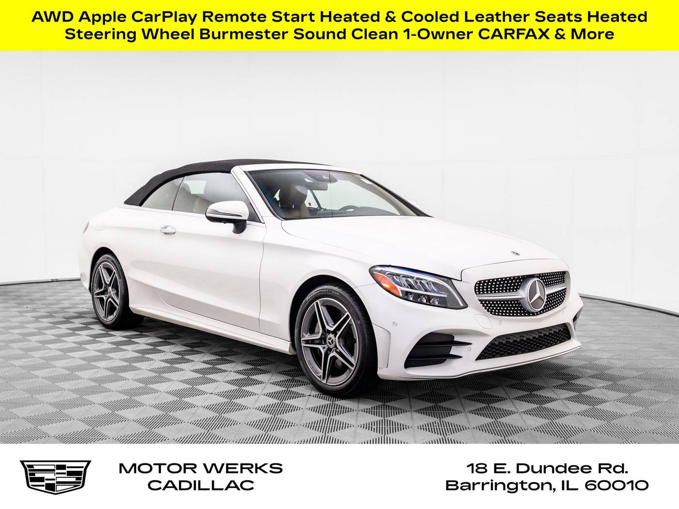 2023 Mercedes-Benz C-Class C 300 — Convertible — 7,634 mi — Barrington, IL