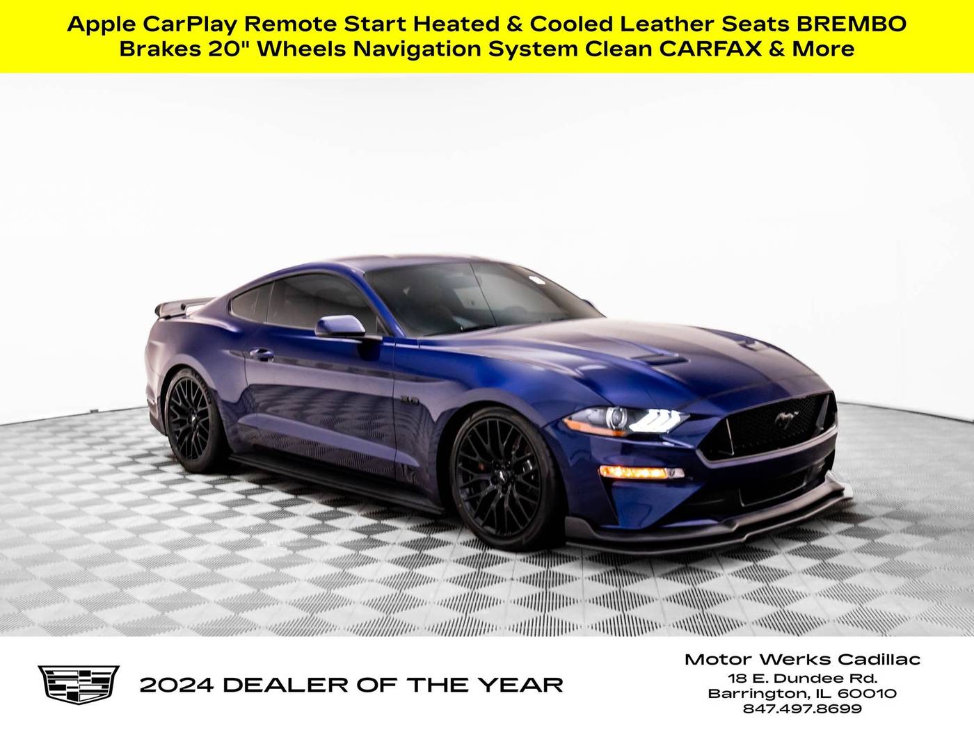 2018 Ford Mustang GT Premium — Coupe — 53,564 mi — Barrington, IL