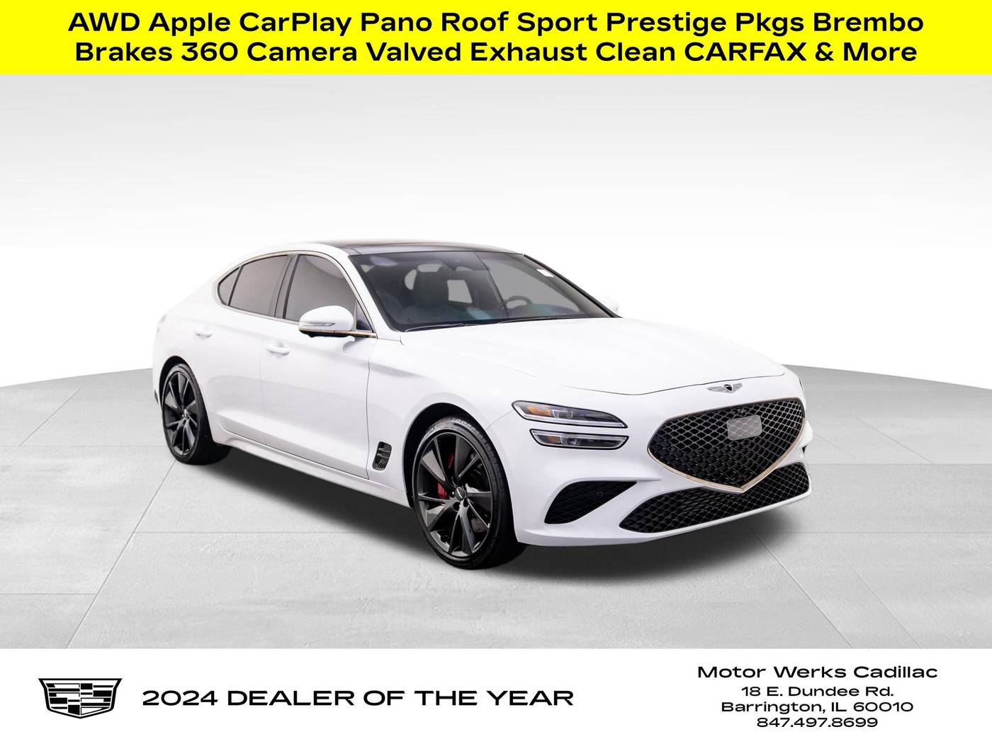 2022 Genesis G70 3.3T — Sedan — 9,253 mi — Barrington, IL