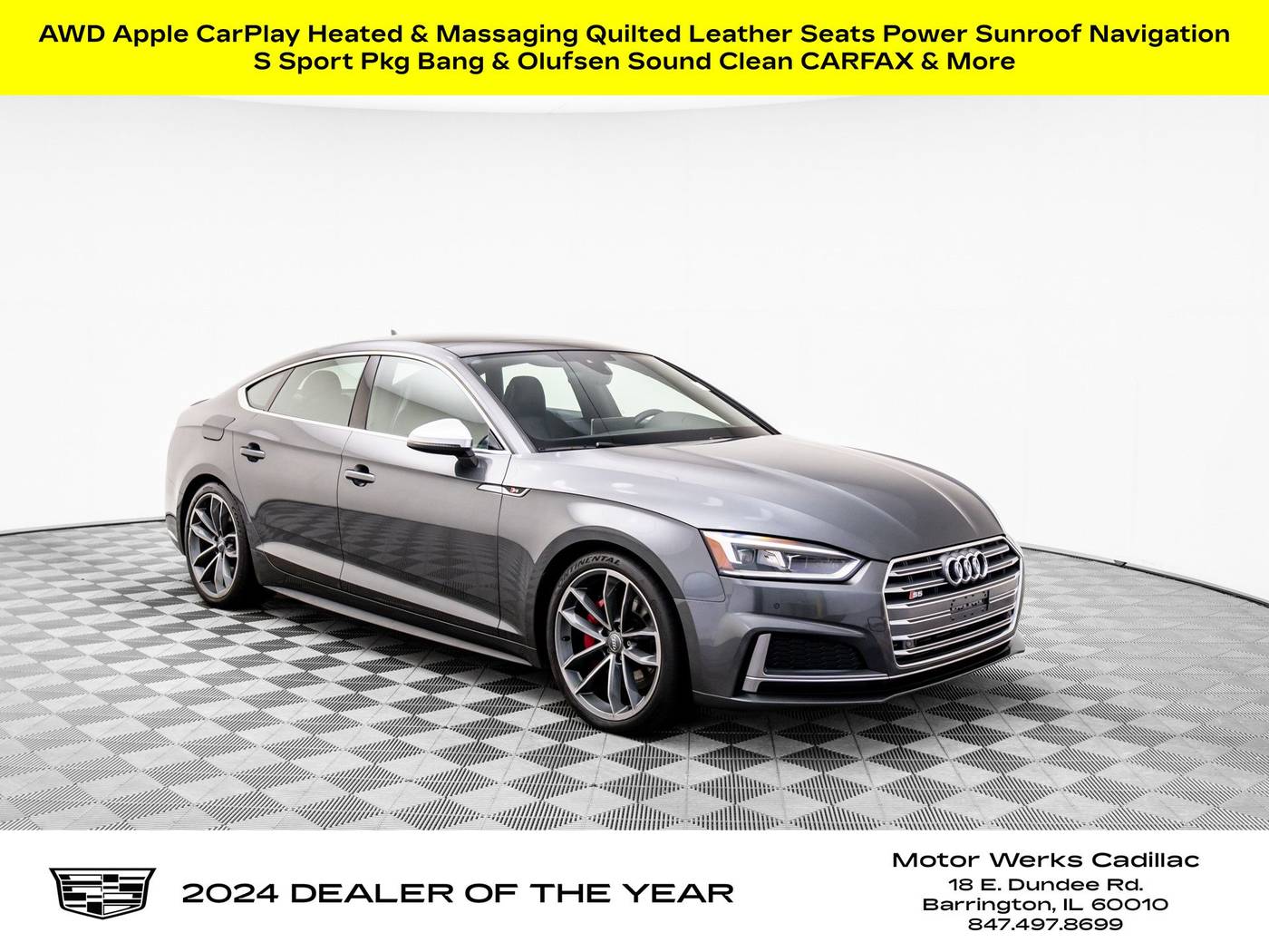 2018 Audi S5 Premium Plus — Hatchback — 55,316 mi — Barrington, IL
