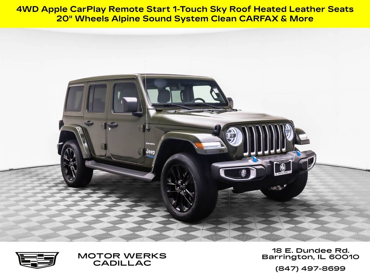 2022 Jeep Wrangler Sahara 4xe — SUV — 36,206 mi — Barrington, IL