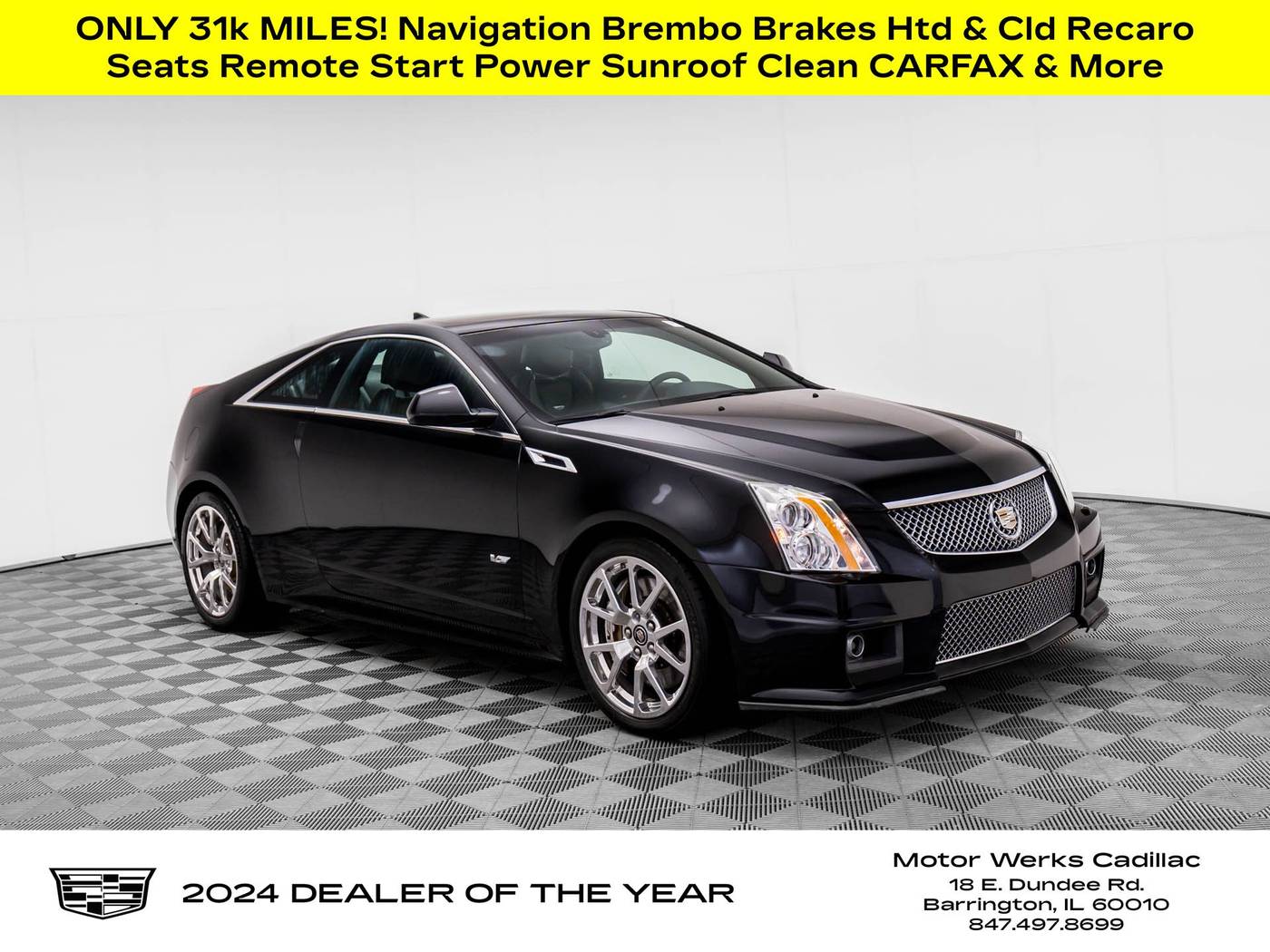 2013 Cadillac CTS-V Standard — Coupe — 31,144 mi — Barrington, IL