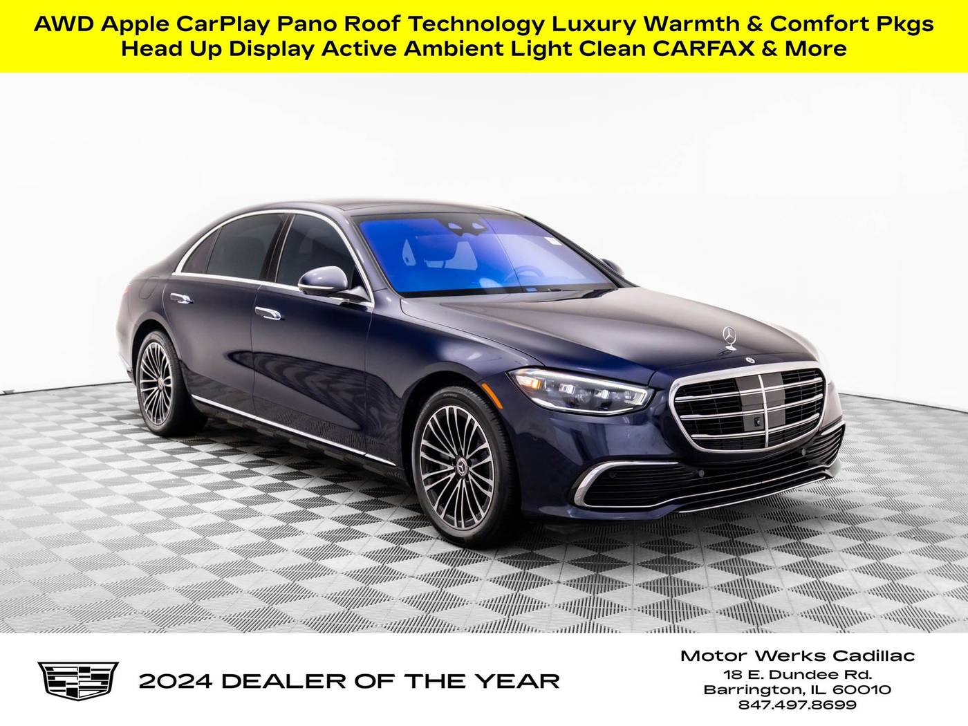 2022 Mercedes-Benz S-Class S 500 — Sedan — 36,107 mi — Barrington, IL