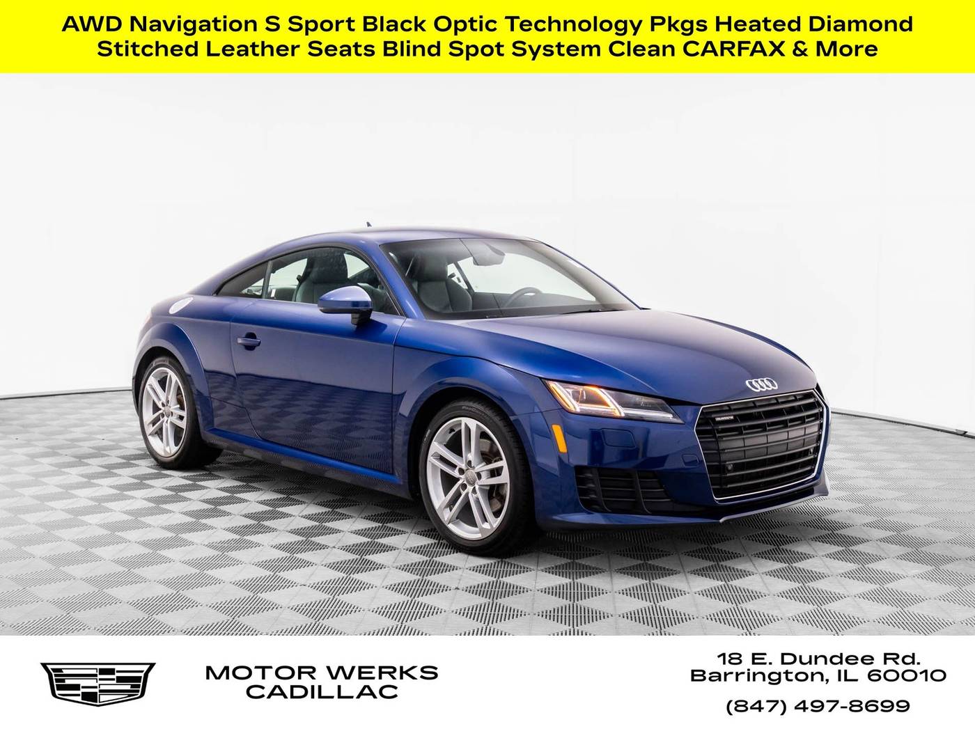 2017 Audi TT 2.0T — Coupe — 49,840 mi — Barrington, IL