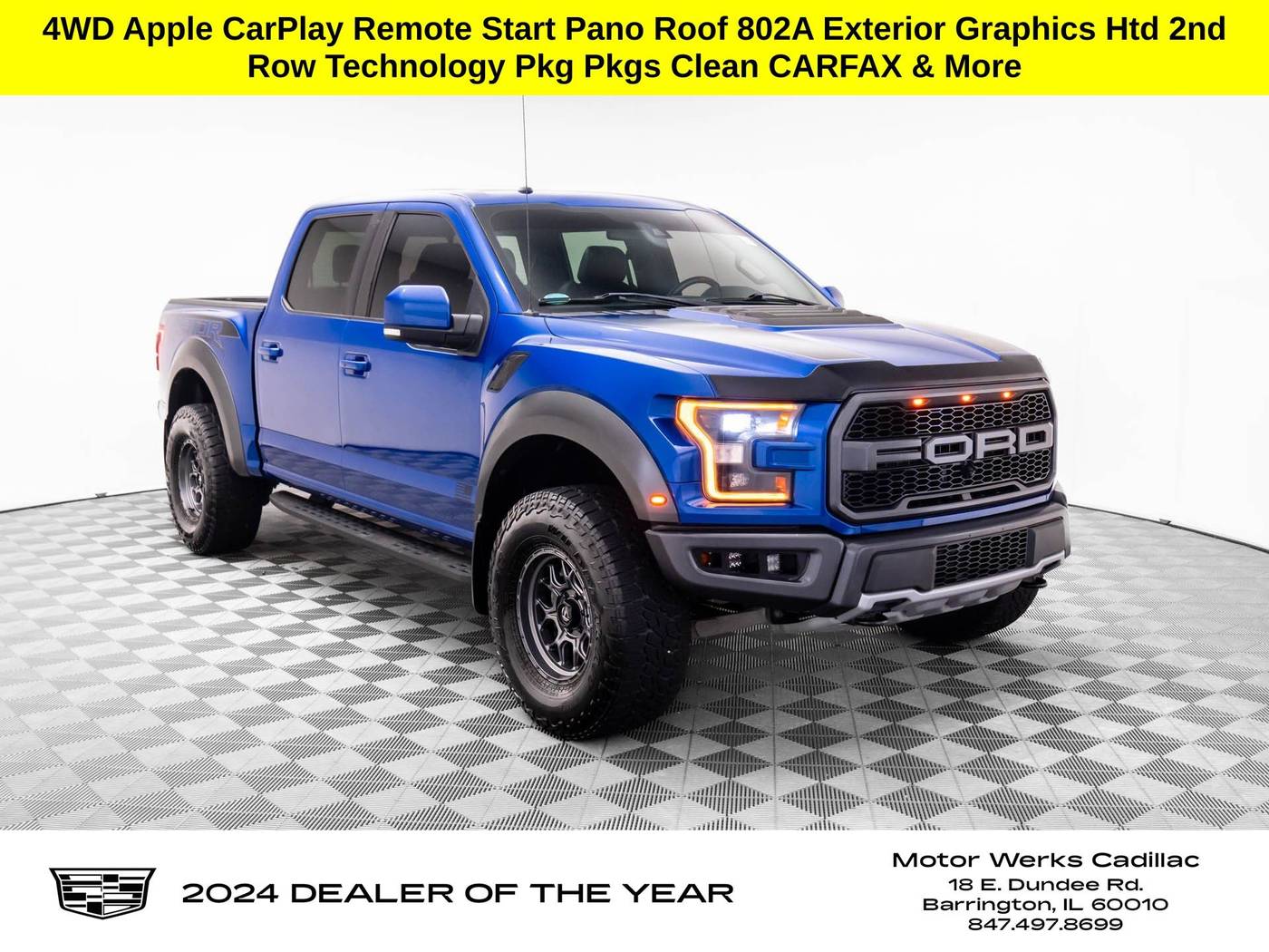2018 Ford F-150 Raptor — Pickup Truck — 71,445 mi — Barrington, IL