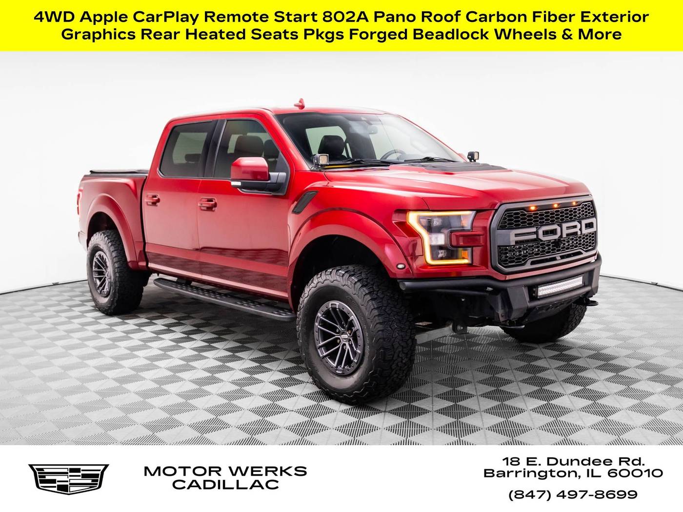 2019 Ford F-150 Raptor — Pickup Truck — 59,403 mi — Barrington, IL