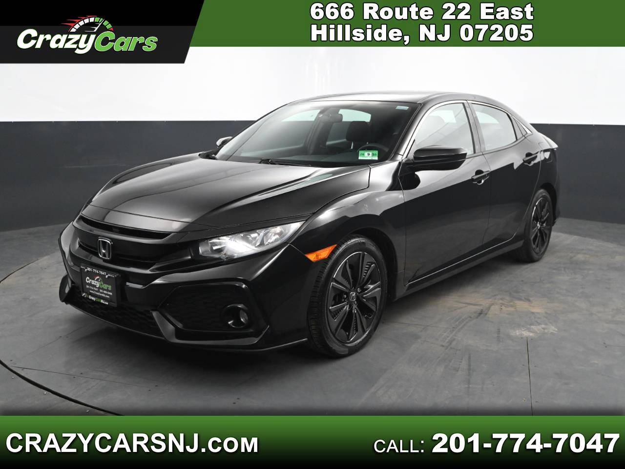 2018 Honda Civic EX — Hatchback — 58,370 mi — Hillside, NJ